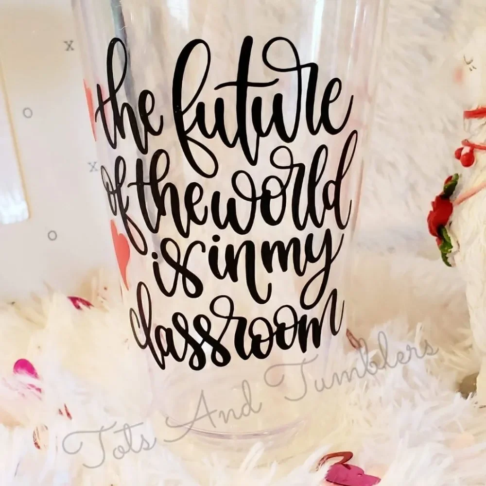 Teacher Appreciation Plastic Tumbler